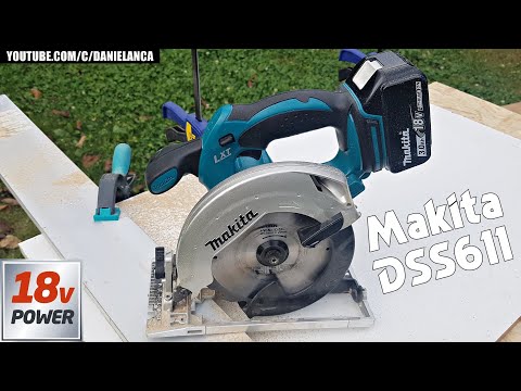 Elektrinis Įrankis - Makita HS7611J Apskrito Pjūklo 1600W 5500RPM 19cm Peilis Juodas, Mėlynas video