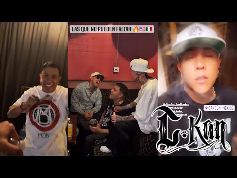 CKAN CANTANDO 💣😎 JUNTO CON SANTA FE KLAN FT EL YAKI