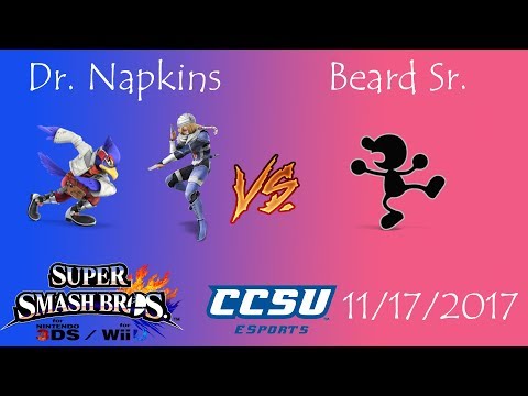 Winter WonderLANd Smash 4 - Dr. Napkins (Falco, Sheik) vs Beard Sr. (Mr. Game & Watch)