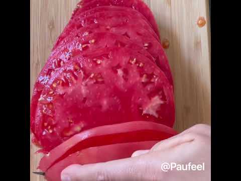 CARPACCIO DE TOMATE EN 3 Minutos!! Y SOLO 5 INGREDIENTES!