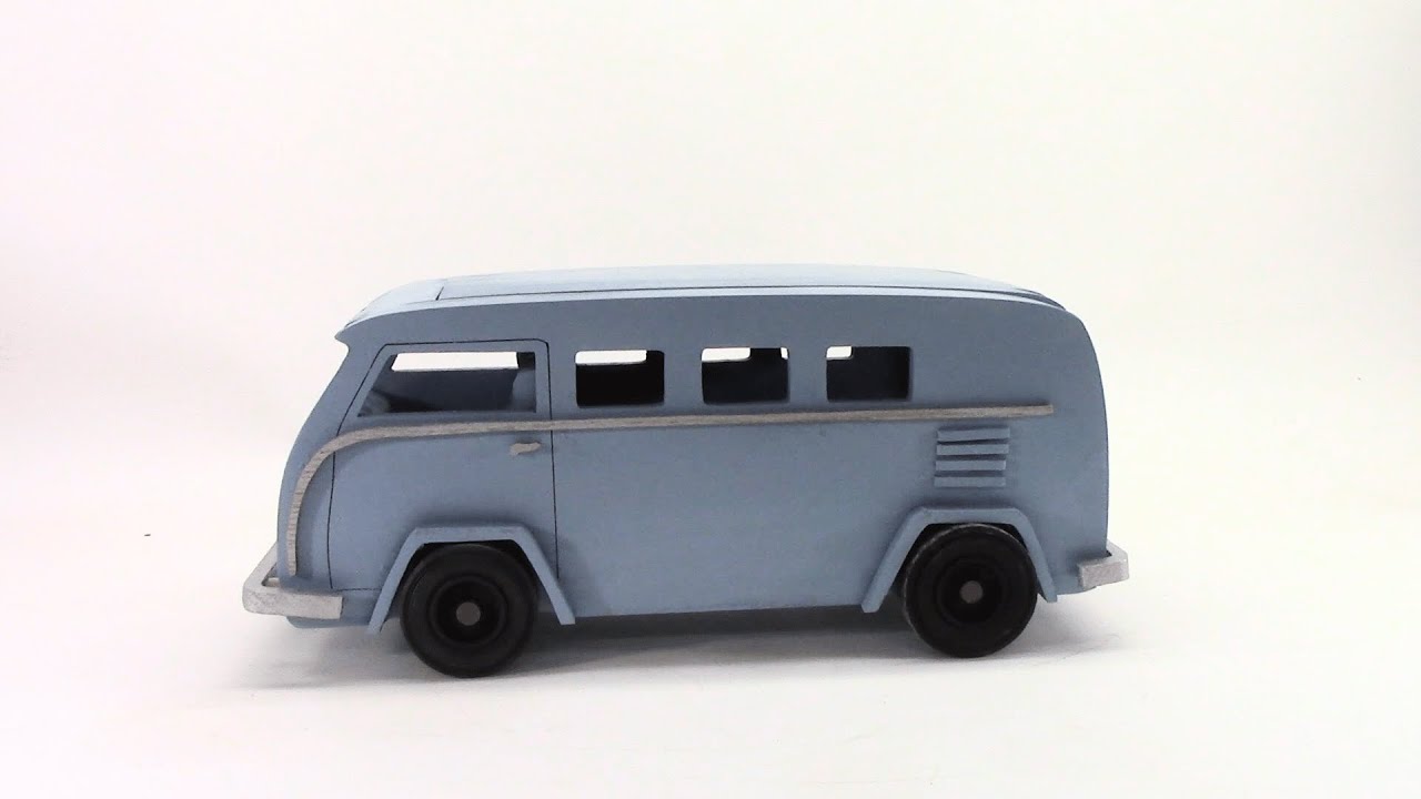 Mastering the Art of Woodworking: Crafting a VW Camper Van Model