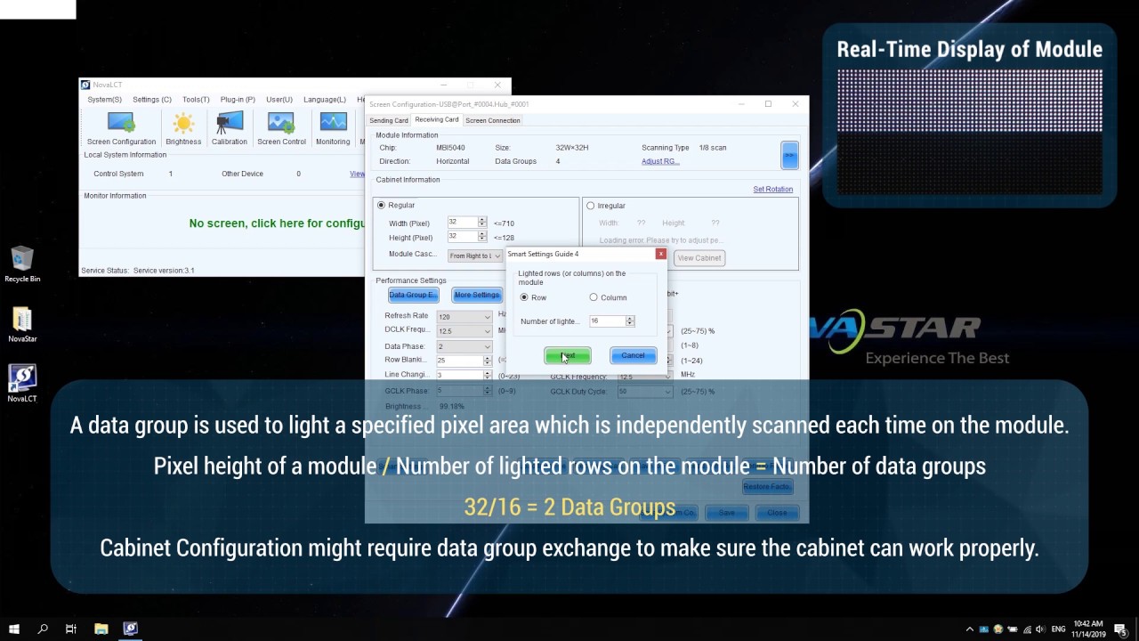 01 Smart settings for a regular module