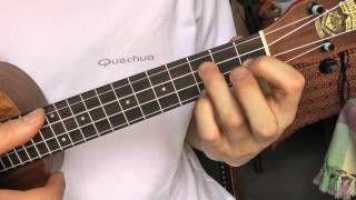 Cours de ukulélé - Françoise Hardy : Message Personnel (1/3) Démo + Refrain