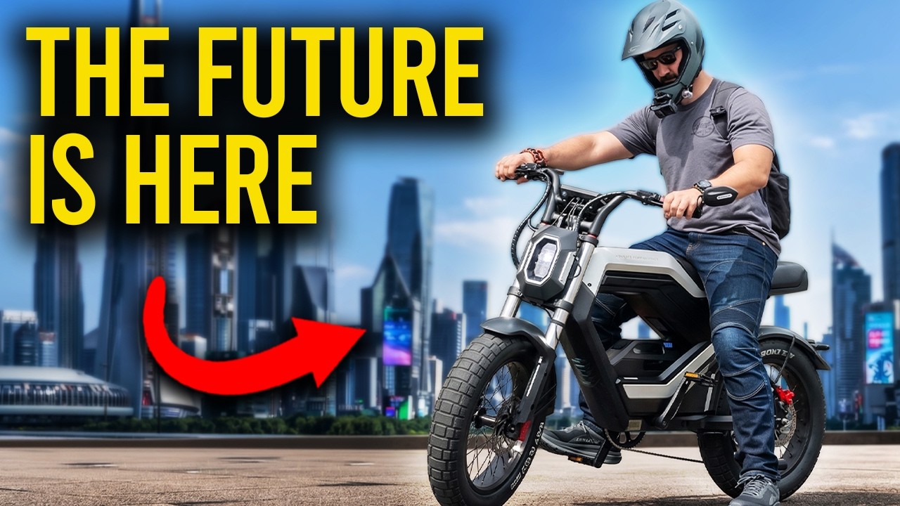 This Cyberpunk E-Bike has one Crazy Feature: AOTOS Flux X26