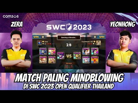 DILUAR NALAR ! MATCH TER-MIND BLOWING DI SWC 2023 OPEN QUALIFIER THAILAND | Summoners War Indonesia