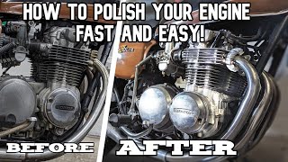 How To Polish a Motorcycle Engine FAST & EASY!