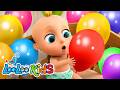 Johny Johny Yes Papa Learn Colors With Balloons 3 Nursery Rhymes Kids Songs LooLoo Kids