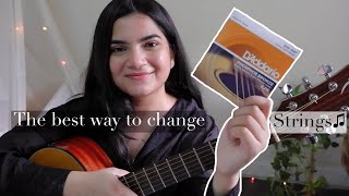How to Change Strings on your Acoustic Guitar | Easy Step by Step Tutorial for Beginners