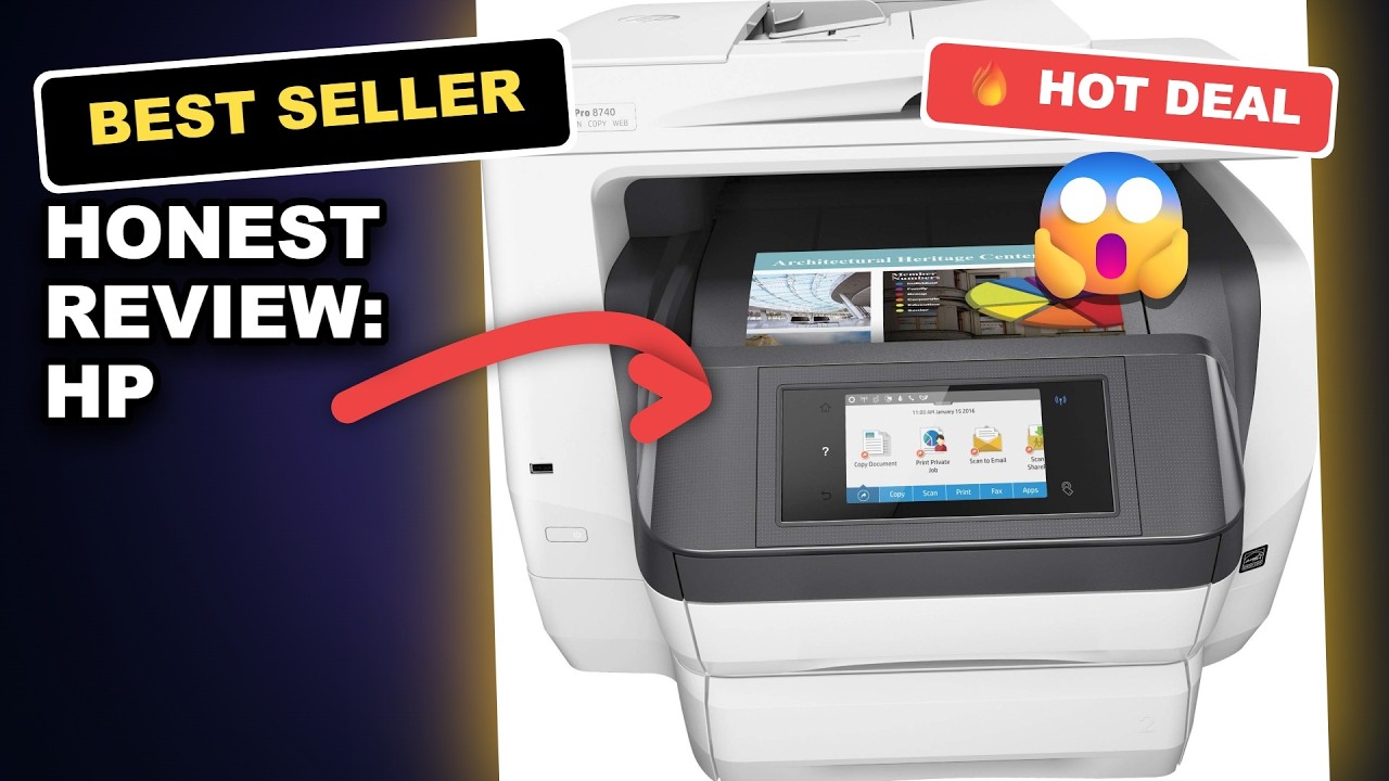 Honest Review: HP OfficeJet Pro 8740 Wireless All-in-One Printer with Instant Ink