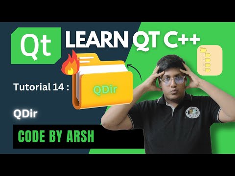 Qt C++ | Tutorial 14 | QDir | Hindi