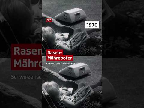 Rasen-Mähroboter anno dazumal (1970) #shorts #srfarchiv