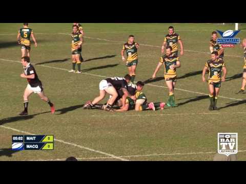 2017 Newcastle RL Round 10 1st Grade - Maitland Pickers Vs Macquarie Scorpions