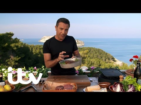Gino's Italian Coastal Escape | Steak Tagliata With Pear, Walnut and Gorgonzola Salad | ITV