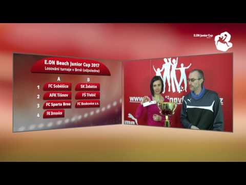 E.ON Beach Junior Cup 2017 - losování odpoledního turnaje v Brně