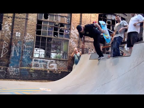 Mike Vallely skates a Mini Ramp in Berlin