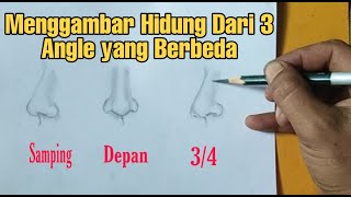 Download lagu Cara Menggambar Hidung Dari Arah Samping, Depan, 3/4 mp3