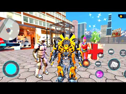 Optimus Prime Multiple Transformation - Jet Robot Car Game 2021- Android Gameplay #10