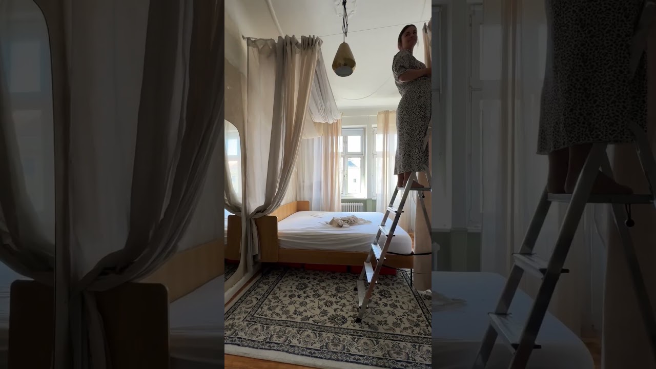 Dream DIY bedroom canopy for a small budget. #interior #bedroom #schlafzimmer #einrichtung