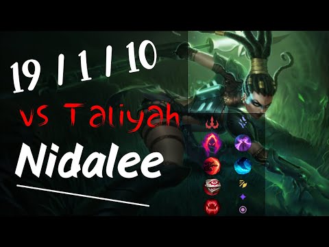 Nidalee Jungle vs Taliyah - Challenger Replay KR