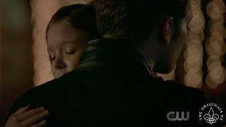 The Originals 4x07 Klaus finds Hope with Marcel. Klaus &amp; Hope hug