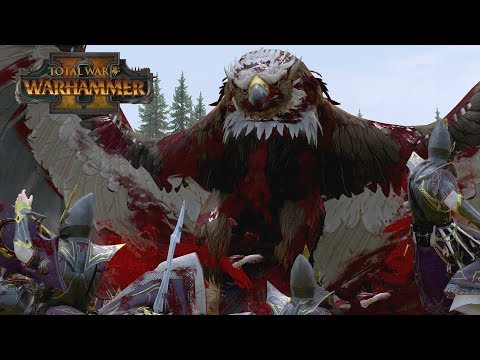 ARE GREAT EAGLES USEFUL? - High Elves vs Dark Elves // Total War: Warhammer II Online Battle