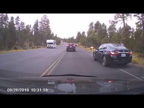 A timelapse from Grand Canyon to Jim Loop road with a bonus elk at the end.