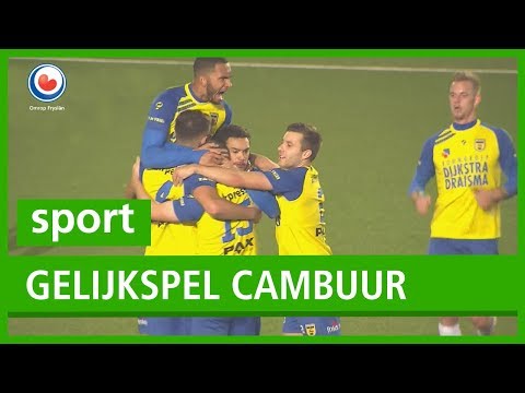 VOETBAL: Gelijkspel Almere - Cambuur