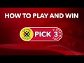 How To Play Pick 3 Online
