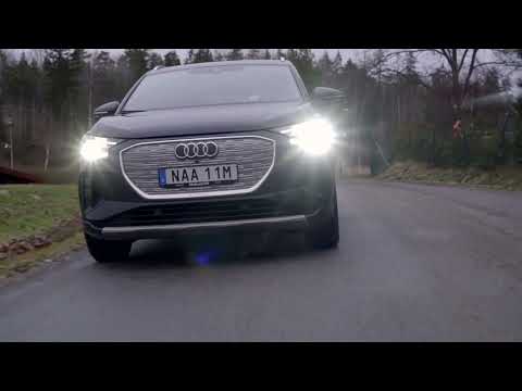 Upplev Audi Q4 e-tron hos Olofsson Bil Audi i Haninge.