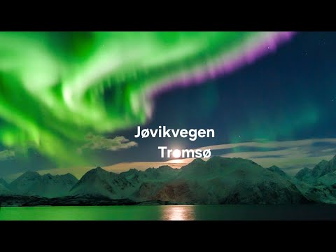 THE MAGIC OF the NORTHERN LIGHTS 💫 NEAR TROMSO🇳🇴 a crazy display 💫💥 الشفق القطبي#