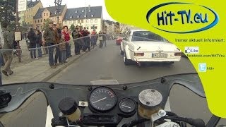 preview picture of video 'ADAC Sachsenring Classic 2014 - Korso vom Ring nach Hohenstein Ernstthal (Onboard)'