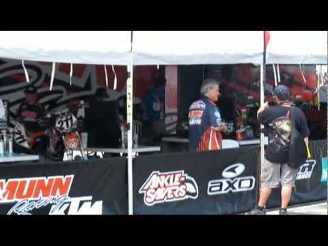 Sean Hackley Jr. and Munn Racing KTM at Houston Supercross 2012