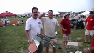 preview picture of video 'Electric and Foamies  Combat and some CRASHES at Jets Over Kentucky 2009 After Event Flying Fun'