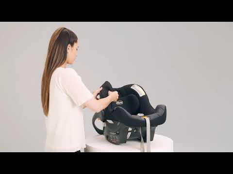 Part of a video titled Chicco KeyFit 35 Infant Car Seat - Removing the Soft Goods - YouTube