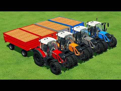 HARVEST AND LOAD CORN AND SUGAR BEET WITH FENDT TRACTORS -  Farming Simulator 22