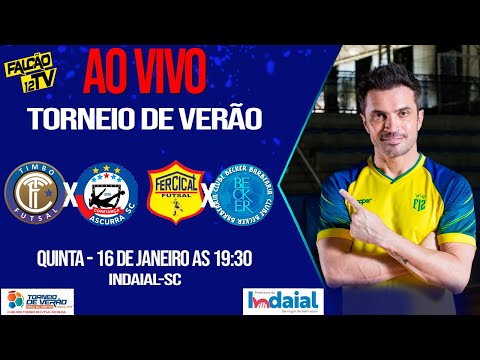 FUTSAL AO VIVO| FERCICAL X BECKER | TIMBÓ X ASCURRA | TORNEIO DE VERÃO | INDAIAL | 15/01/2026