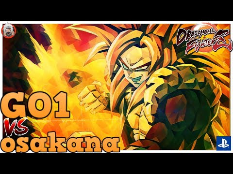 DBFZ GO1 vs osakana100 - GogetaSS4 unstoppable!!