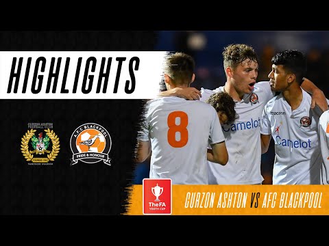 Curzon Ashton vs AFC Blackpool - Extended HD Match Highlights | FA Youth Cup