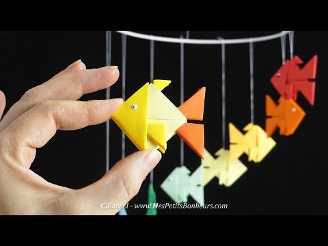Bricolage facile : POISSON en Tangrami avec Gabarit à découper