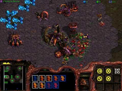 StarCraft: Brood War REMASTERED - Zerg Campaign: The Queen of Blades - 1. Vile Disruption HD