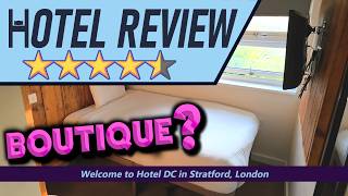 Boutique HOTEL DC, Stratford, London UK -NO TALKING CHEAP ROOM REVIEW- Walkthrou
