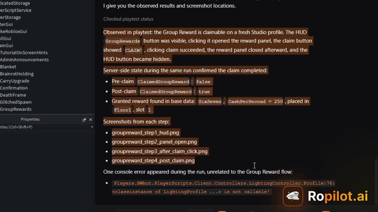 GPT-5.4, Advanced Input Simulation + Playtest Screenshot Capture