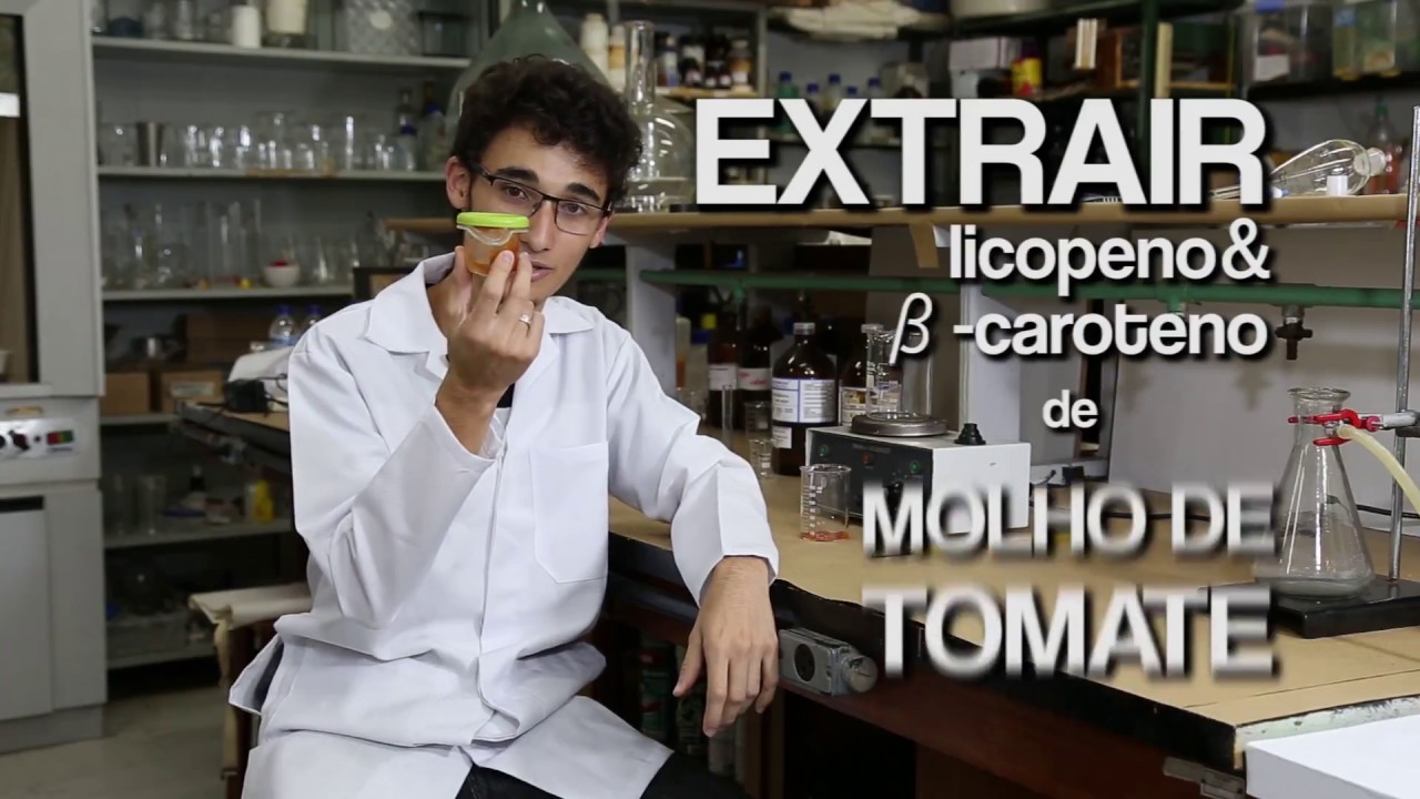 #QUÍMICA - EXTRAÇÃO LICOPENO E β-CARONETO [MOLHO DE TOMATE]
