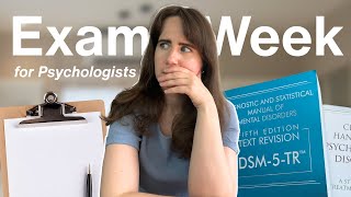 My Toughest Week Studying Clinical Psychology | Master's Student Vlog