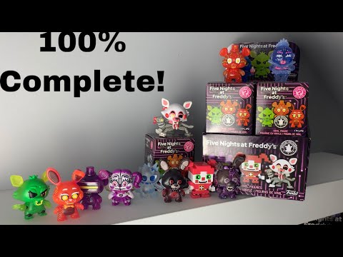 100% COMPLETE FNAF AR MYSTERY MINI COLLECTION!! *EVERY FNAF AR MYSTERY MINI*