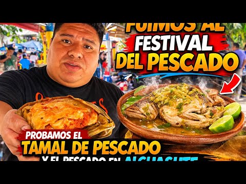 😱 FESTIVAL DEL PESCADO EN SAN EMIGDIO LA PAZ EDICIÓN 2026 🇸🇻 delicioso, ¿tamal de pescado?😱