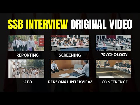 SSB Interview 5 Days Complete Procedure (Original SSB video)