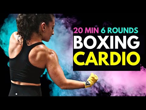 INTENSE 400 CALS 6 Rounds Shadow Boxing Workout // SYLVIA NASSER