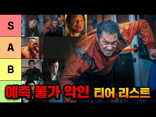 쳐다보면 오줌 지리는 작품 속 《예측 불가 악인》 티어리스트