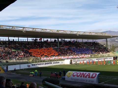 Pistoiese-Piacenza 1-0 Il grande tifo dalla Nord